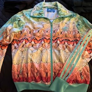 Adidas butterfly jacket size medium coat